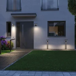 Ito udendørs væglampe, lodret med sensor^Paulmann New