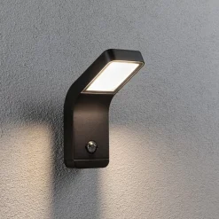 Kulma udendørs LED-væglampe med sensor^Paulmann Outlet