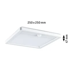 Paulmann Lamina væglampe CCT sensor kantet, hvid