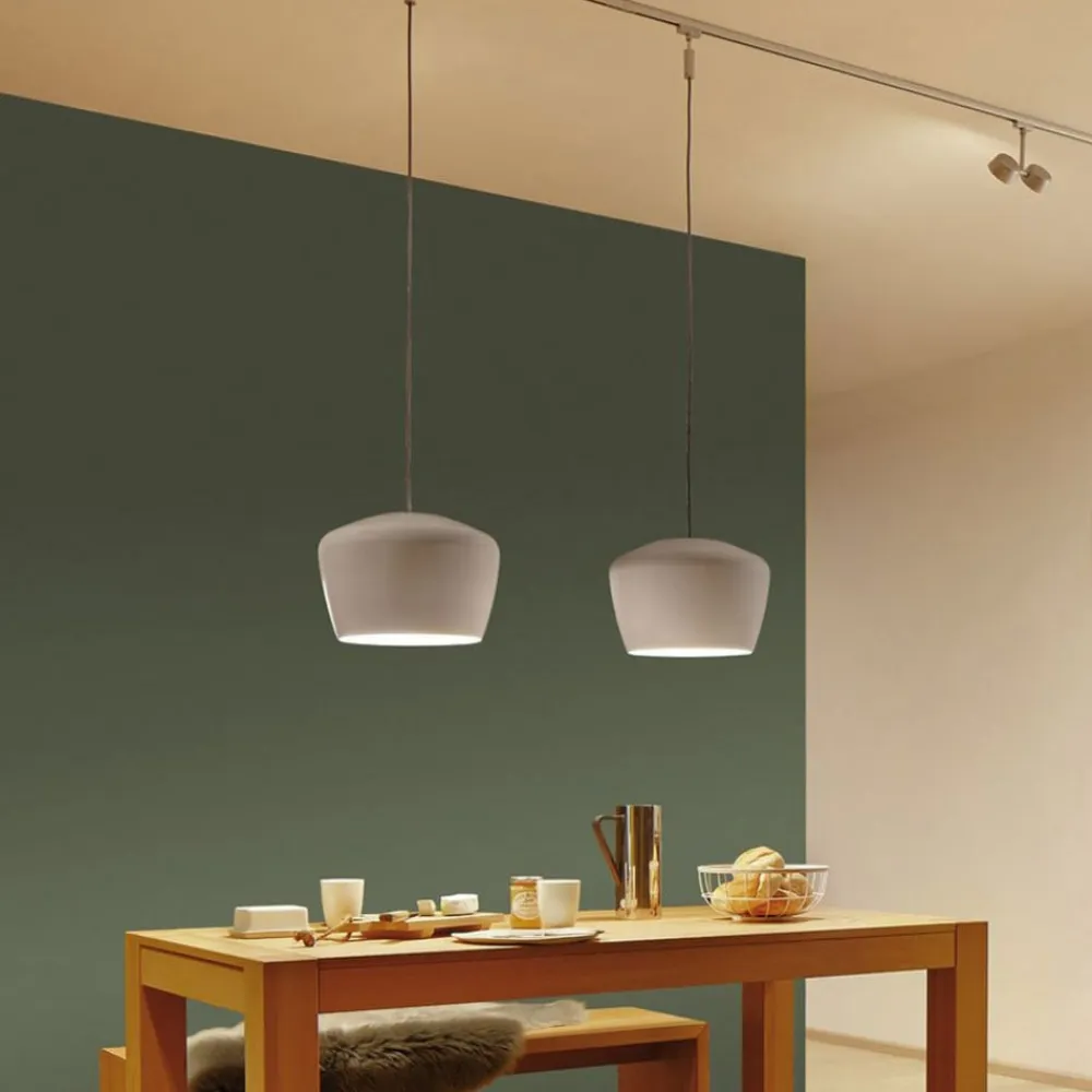 Paulmann lampeskærm Pom, hvid, Ø 35 cm, metal