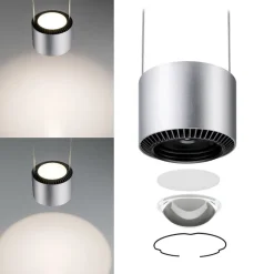 Paulmann LED hængelampe Aldan URail, dæmpbar