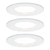 Paulmann Loftlamper|Indbygningsspots>LED indbygningsspot Nova Coin 3 hvid rund dæmpbar