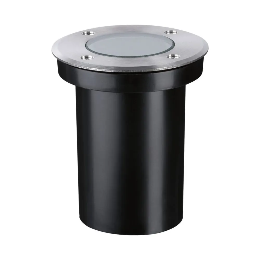 Paulmann Nedgravet Udebelysning>LED nedgravningslampe 94732, Ø 11 cm, stål