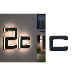 LED solcellebogstav c^Paulmann New