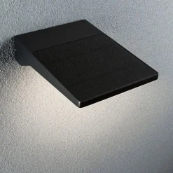 LED solcelle-væglampe Ronas, sensor, dybde 25^Paulmann Best