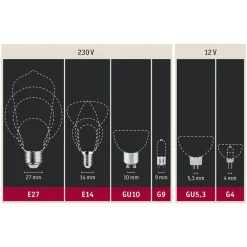 LED stearinlys E14 5W glødetråd dæmpbar^Paulmann Clearance