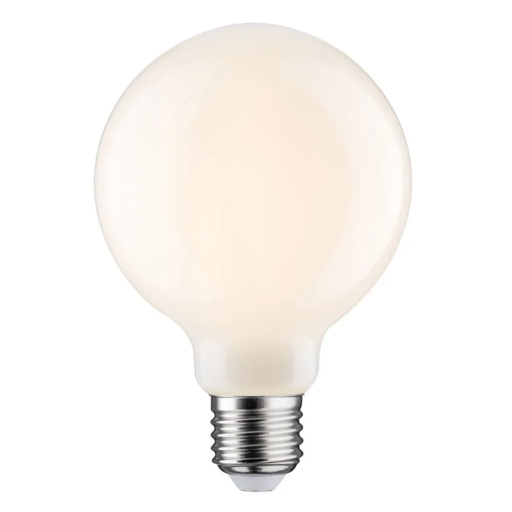 Paulmann LED-globe G95 E27 7,5 W 827 opal, dæmpes