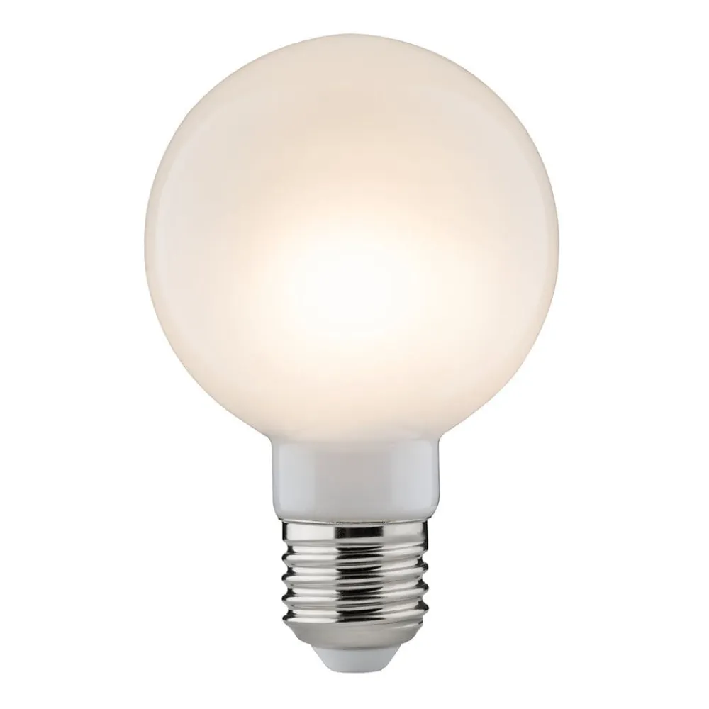 Paulmann LED-globe G80 E27 7,5 W 827 opal, dæmpes
