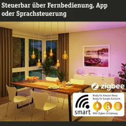 Paulmann LED-globe G95 ZigBee E27 6,3W guld RGBW