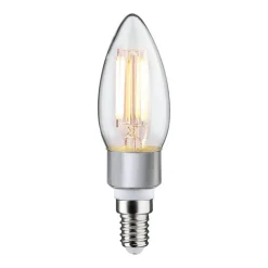 Paulmann Filament Pære>LED-kertepære E14 5W, dim to warm