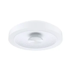 Paulmann LED-loftlampe Volea, hvid/sølv Ø 32 cm IP44 dæmpbar