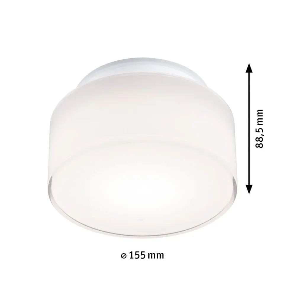 Paulmann Loftlamper>LED-loftslampe Maro, hvid, Ø 16 cm, IP44