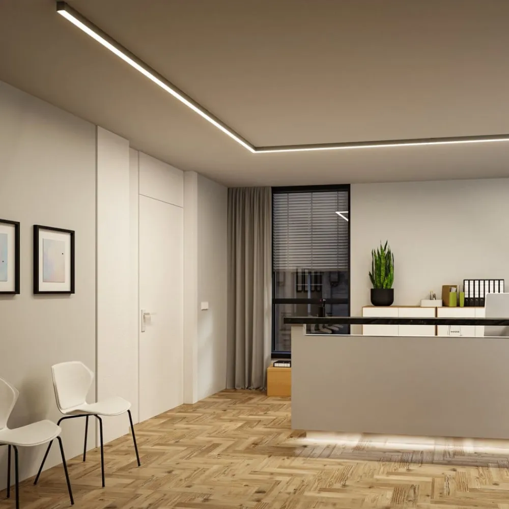 LED-lysliste Linion, krom, 150 cm, 3.000 K^Paulmann Clearance