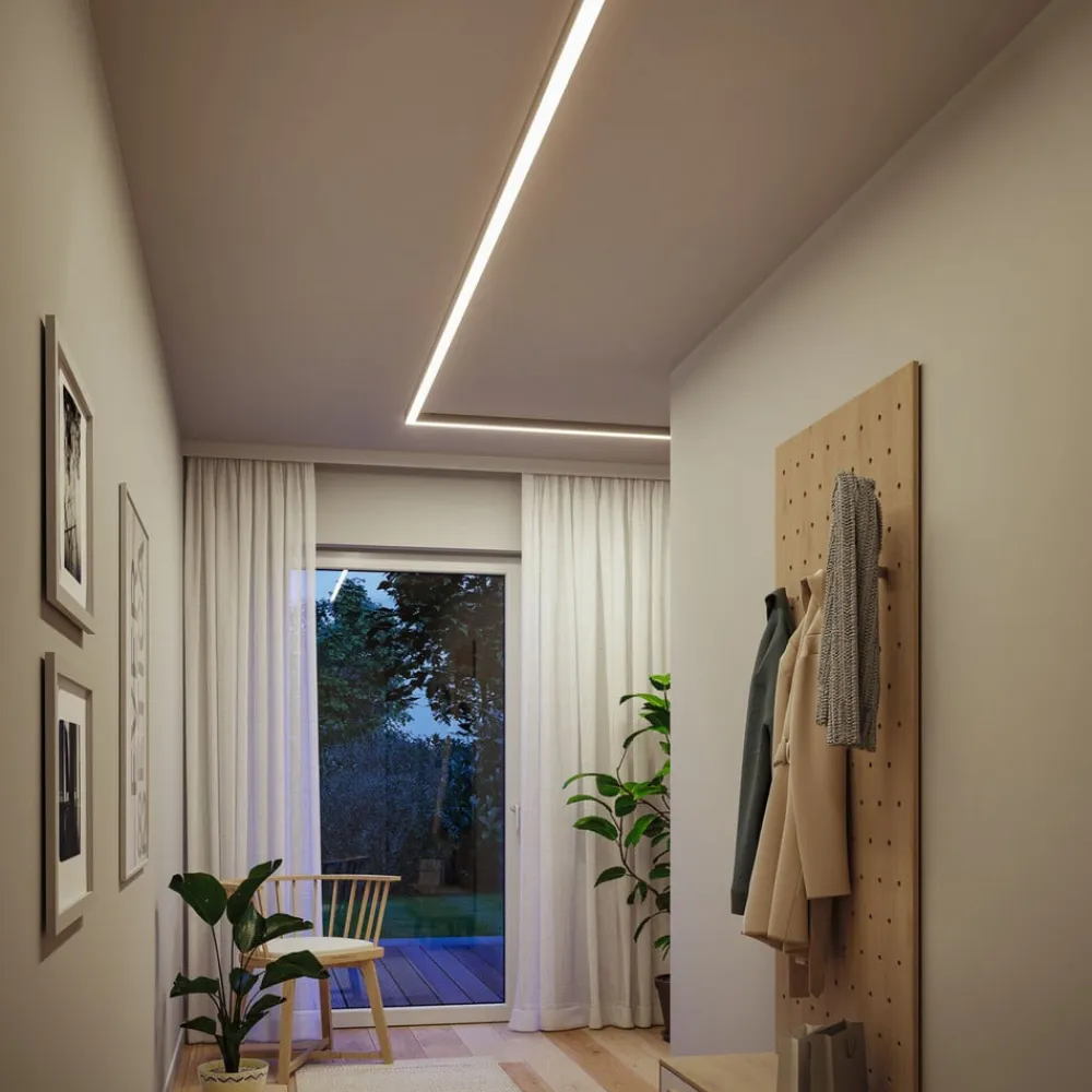 LED-lysliste Linion, krom, 150 cm, 3.000 K^Paulmann Clearance