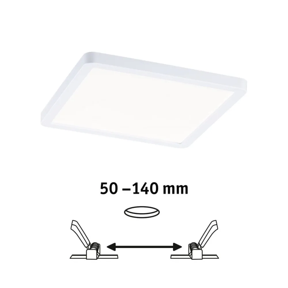 Paulmann Loftlamper>LED-panel Areo 4.000 K kantet 17,5cm hvid
