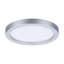 Paulmann LED-panel Areo 4.000 K rund krom 11,8cm