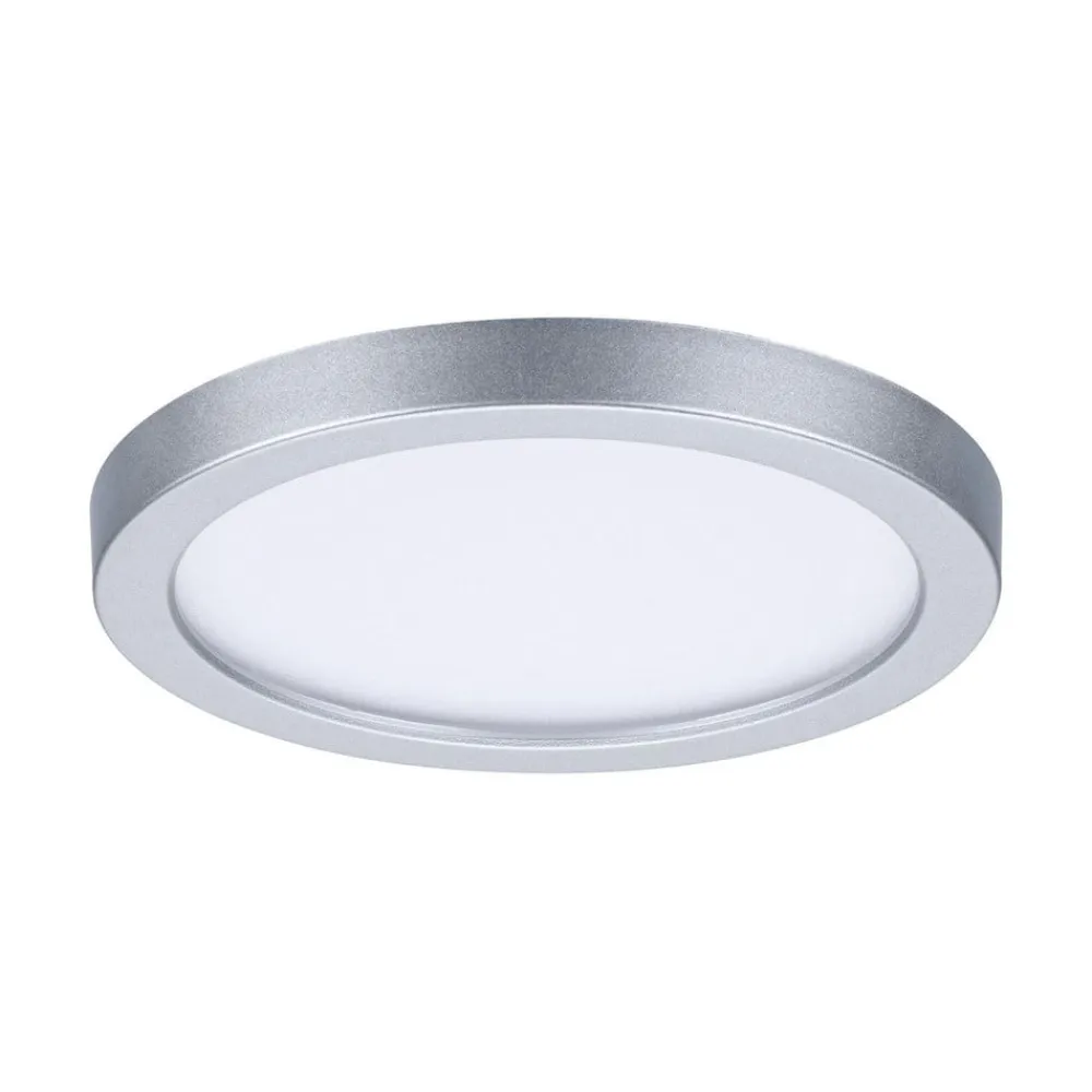 Paulmann LED-panel Areo 4.000 K rund krom 11,8cm