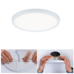 LED-panel Areo 4.000 K rund hvid 17,5 cm^Paulmann Hot