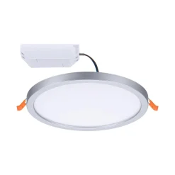 Paulmann LED-panel Areo 4.000 K rund krom 17,5cm