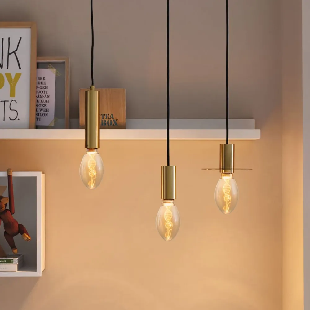 LED-pære E27 3,5 W Helix 1.800K guld^Paulmann Outlet