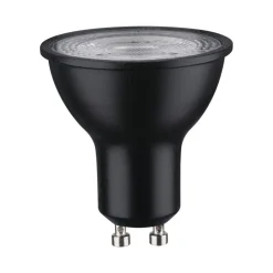 LED-reflektor 4.000 K sort GU10 8 W, dæmpbar 36°^Paulmann Outlet