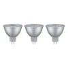 Paulmann Led Pærer>LED-reflektor GU5,3 6W 2.700 3 stk krom