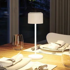 Paulmann Solcellelamper>LED-solcellelampe Else, hvid, IP44, dæmpbar