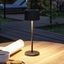 LED-solcellelampe Else, sort, IP44 dæmpbar^Paulmann Sale