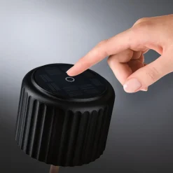 LED-solcellelampe Else, sort, IP44 dæmpbar^Paulmann Sale