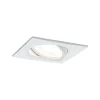 Paulmann Loftlamper|Indbygningsspots>LED-spot Nova Coin kantet, dæmpbar, hvid