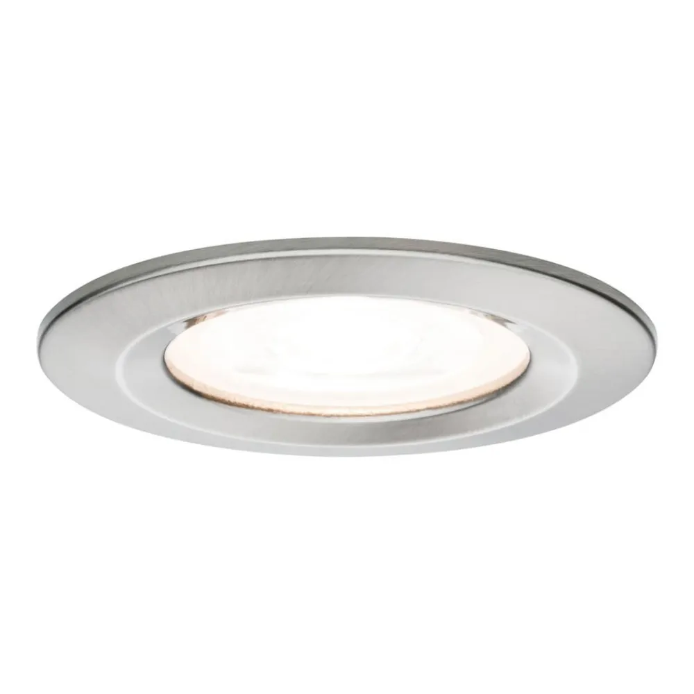 Paulmann LED-spot Nova rund, IP44, dæmpbar, jern