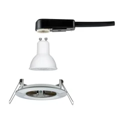 Paulmann LED-spot Nova rund, IP44, dæmpbar, jern