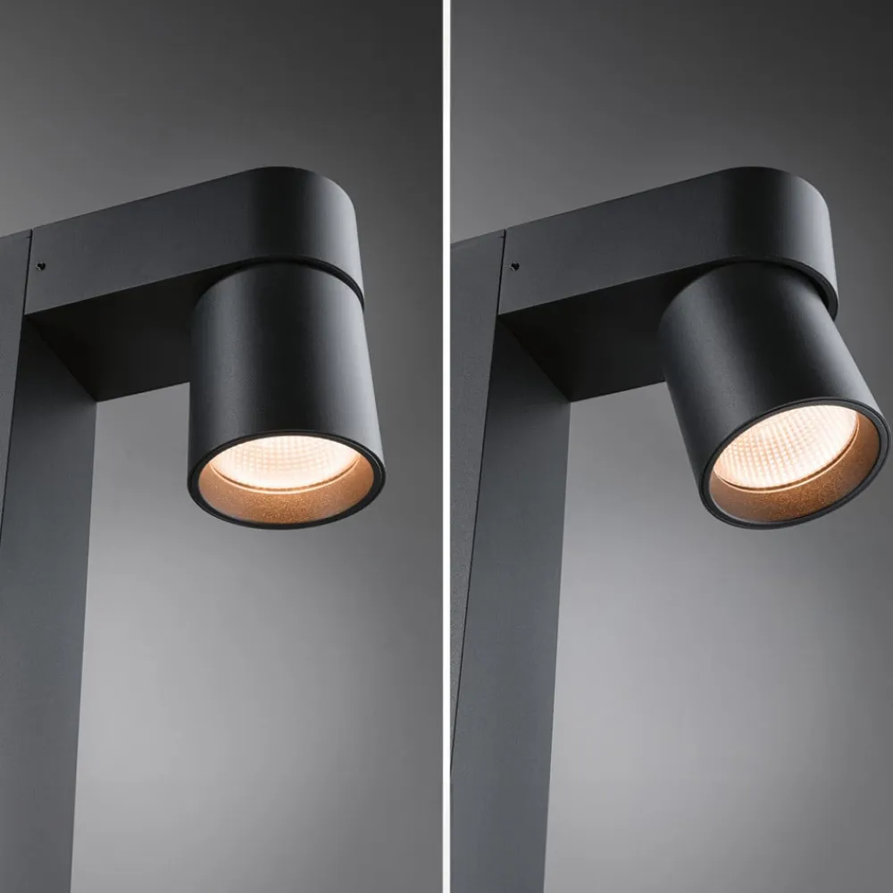 Paulmann LED-stibelysning Kimu 2, antracit, 2-lys, 2.200 K