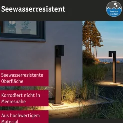 Paulmann LED-stibelysning Kimu 1, antracit, 2.200 K