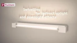 Paulmann LED-væglampe Lucille, hvid, 40 cm, dæmpbar, IP44