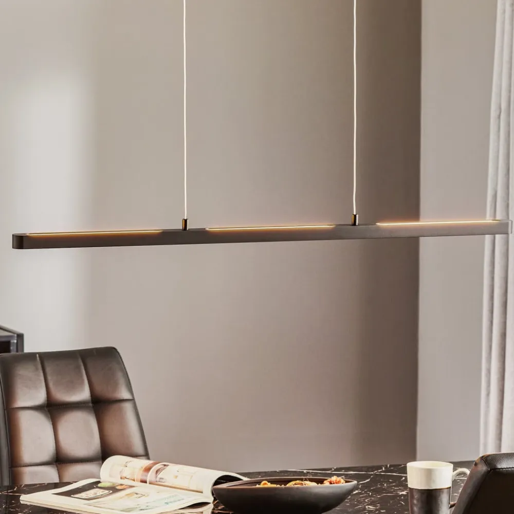 Paulmann Pendellamper>Lento LED-pendel sort dæmpbar Up-&Downlight