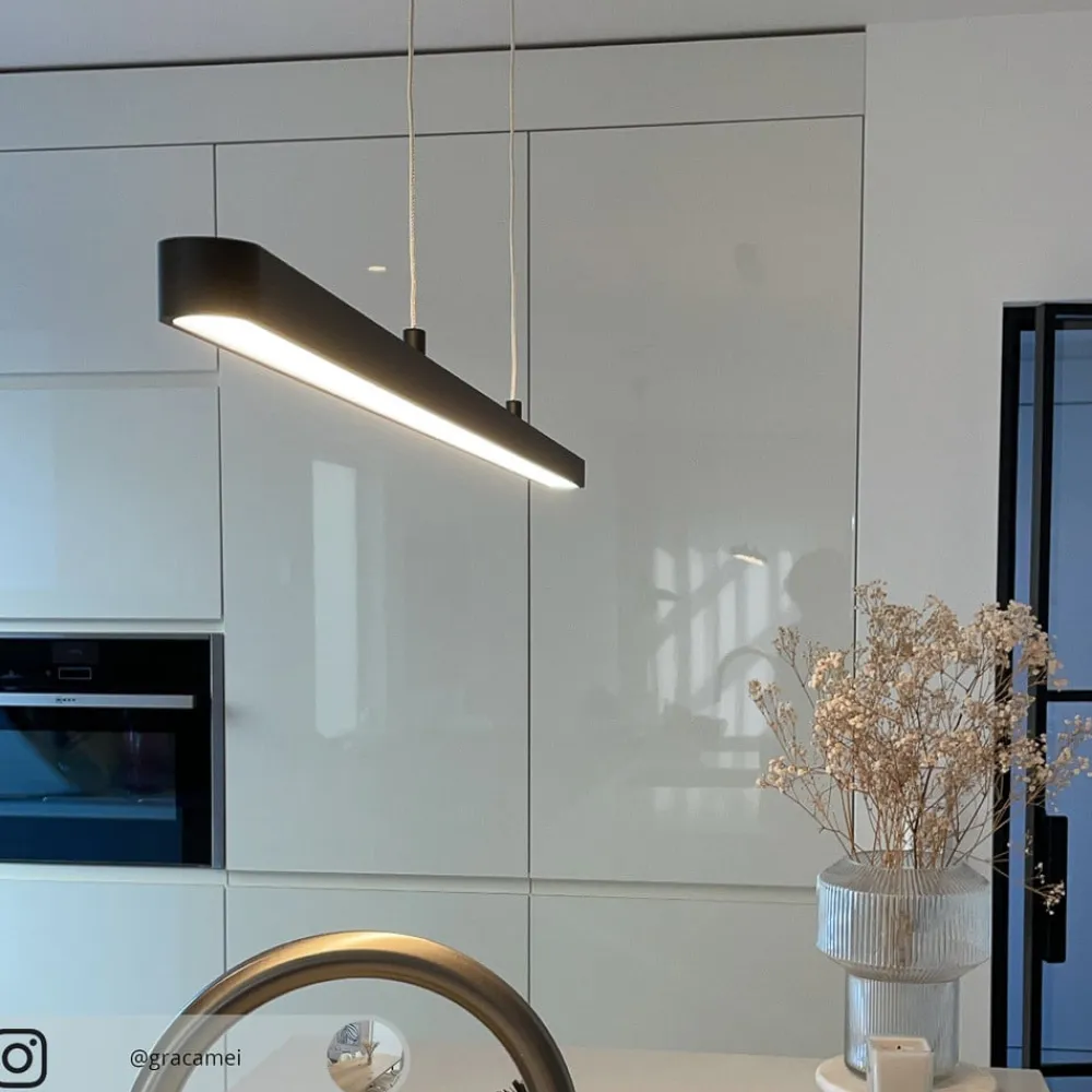 Paulmann Pendellamper>Lento LED-pendel sort dæmpbar Up-&Downlight