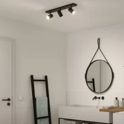 loftspotter Zyli sort længde 60 cm 2 lyskilder. IP44^Paulmann Hot