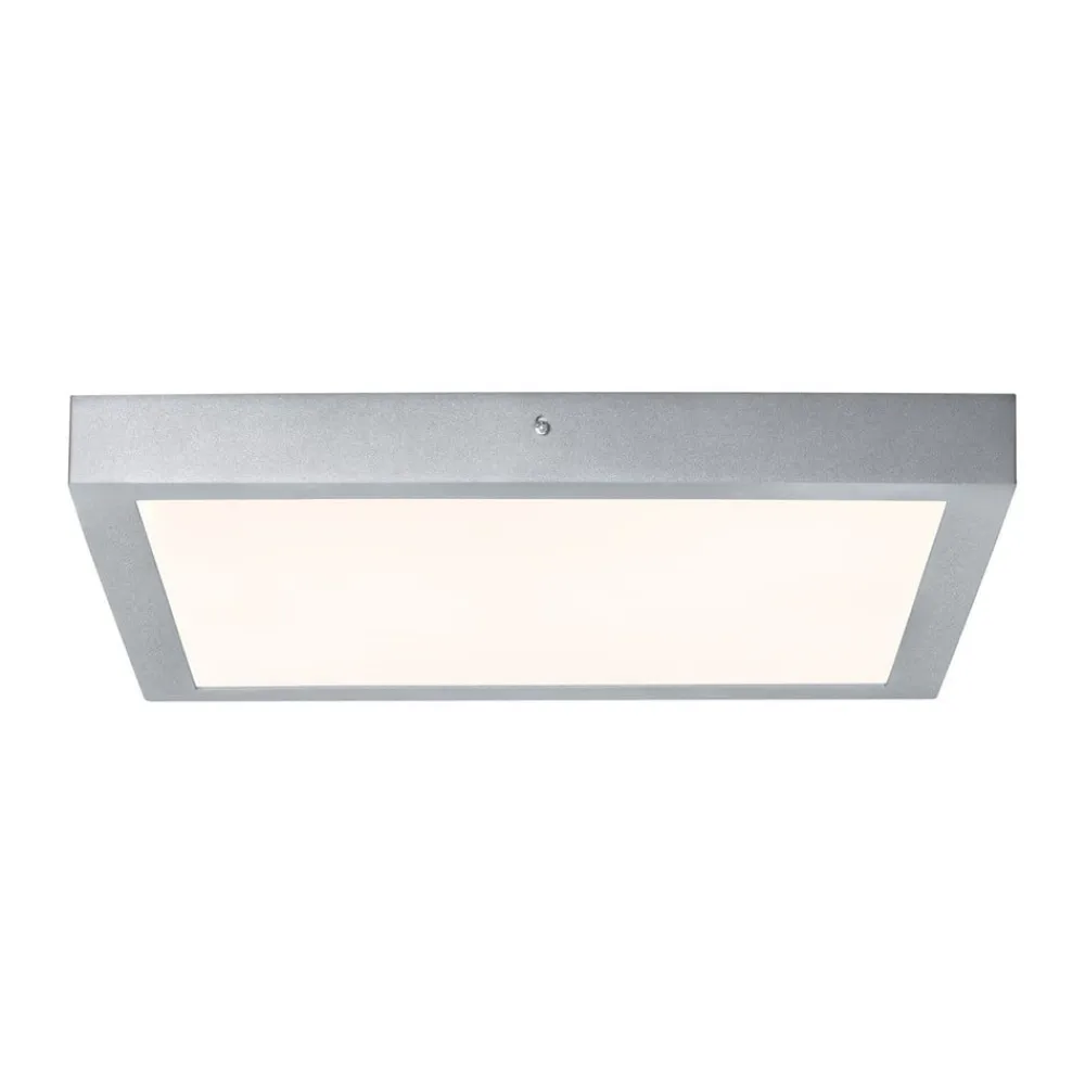 Paulmann Lunar LED-panel, kantet, krom, 40x40cm