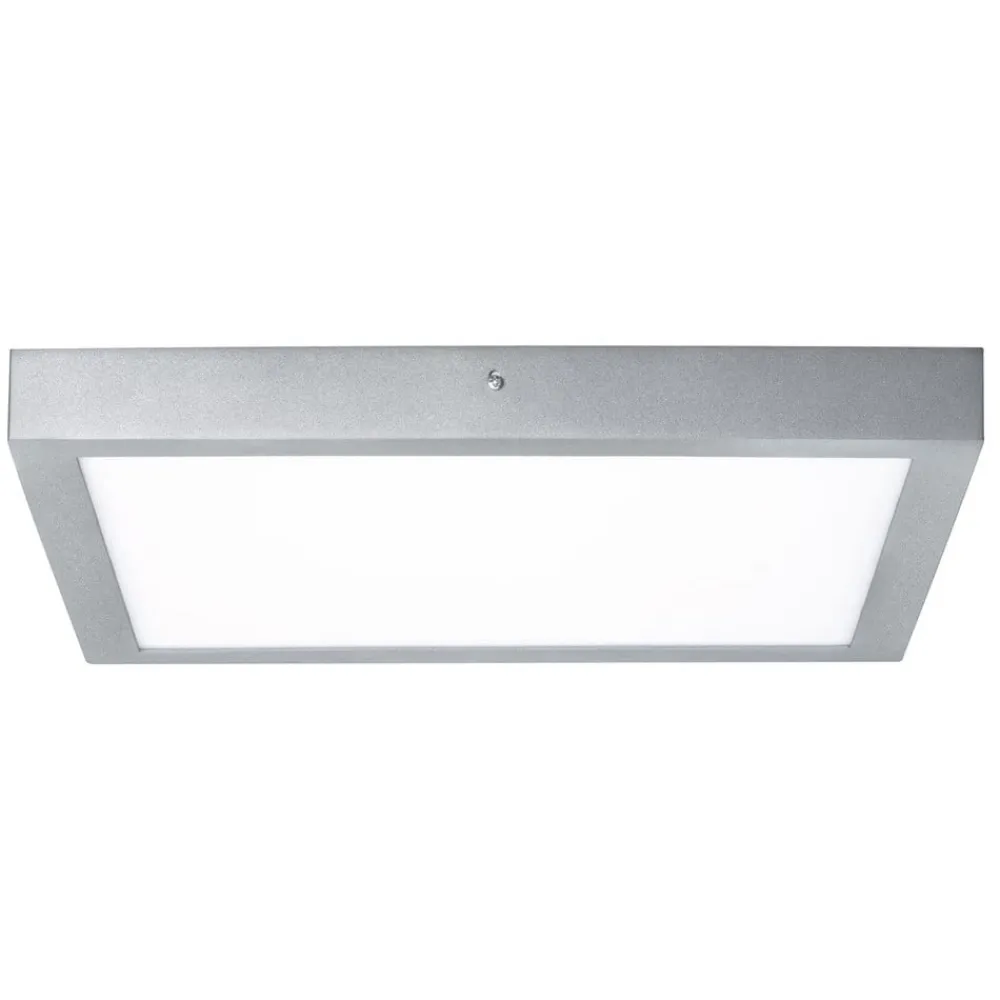 Paulmann Lunar LED-panel, kantet, krom, 40x40cm