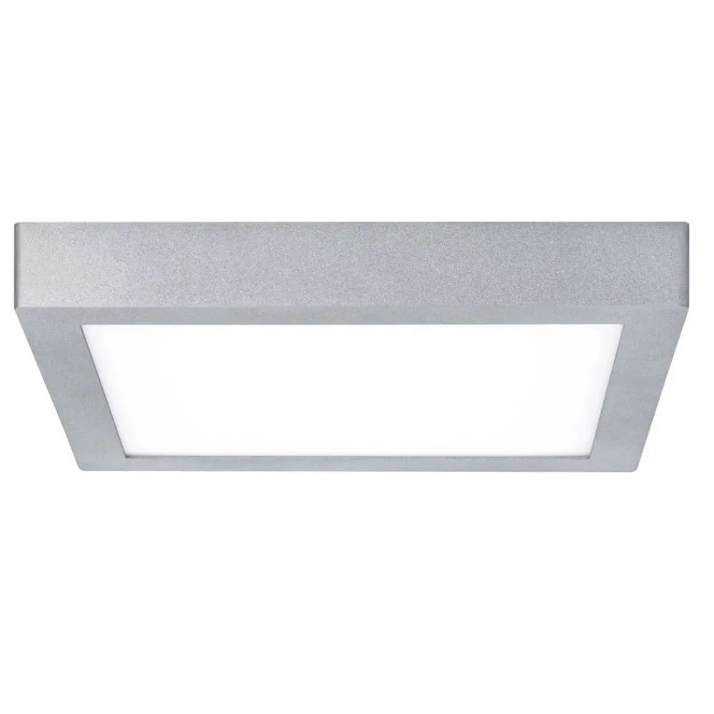 Paulmann Lunar LED-panel, kantet, krom, 30x30cm