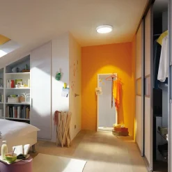 Paulmann Lunar LED-panel, rundt, Ø 30 cm, mat hvid