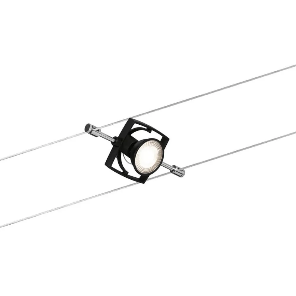 Paulmann Mac II wiresystem, mat sort 5 spots