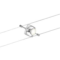 Paulmann Arbejdsrum/Kontor>Mac II wiresystem, mat krom med 5 spots