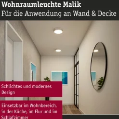 Paulmann Loftlamper>Malik LED-loftlampe, 3-step-dim hvid