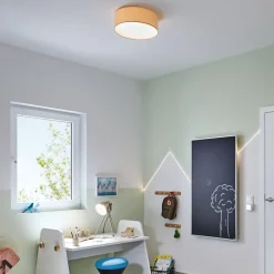 Mari loftlampe med stofskærm, beige^Paulmann Discount