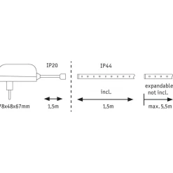 Paulmann Dekorationsbelysning|Led Strips><noscript><img width=