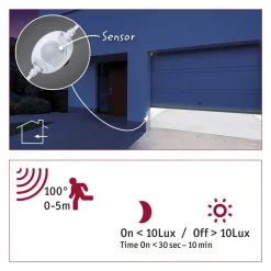 MaxLED Night PIR-bevægelsessensor^Paulmann Discount