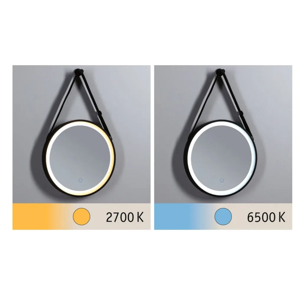 Miro LED-hængespejl CCT Ø40cm Framelight^Paulmann Best