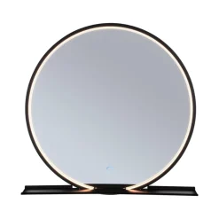 Paulmann Miro LED-vægspejl CCT Ø50cm Framelight